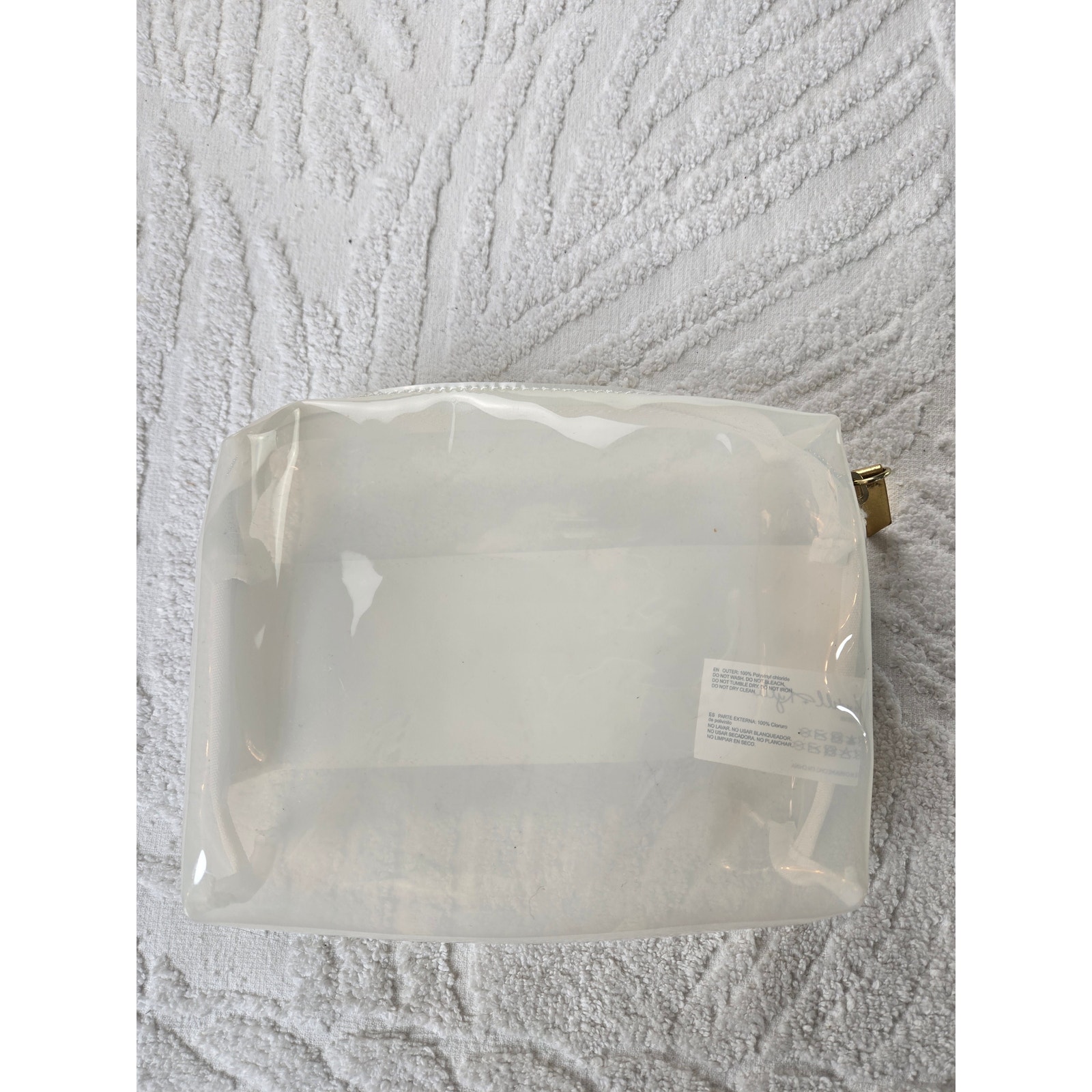 Kendall & Kylie Nwt Cosmetics Makeup Travel Zip Pouch Creamy White — image 4 of 8